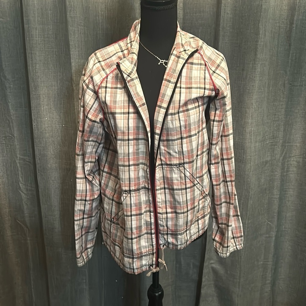 Red cream and Black Liz Claiborne Jacket